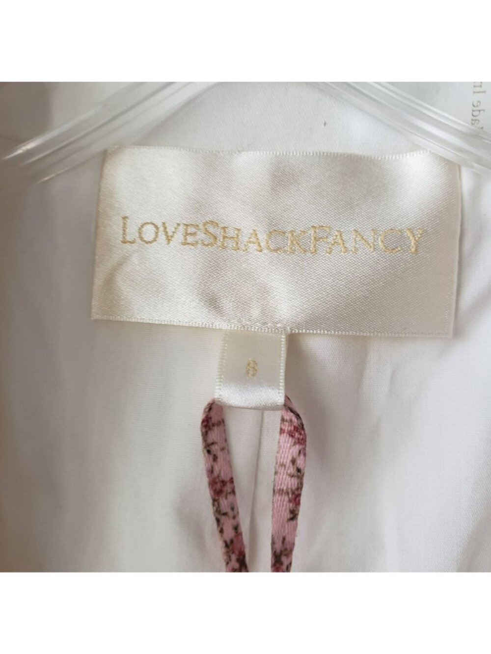 NEW LoveShackFancy Luara Cotton Doiley Lace Blazer Jacket White Bridal Coquette - Picture 5 of 16